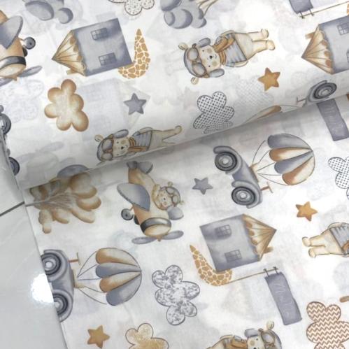 قماش قطن تركي عرض 240 سم للمتر