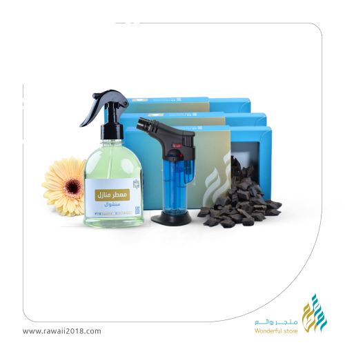 مجموعة البيت ( خمس اوقيات عود البيت + 4 شرايط فحم...