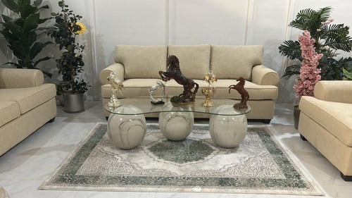 طقم طاولات رخام صناعي