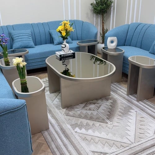 طقم طاولات ضيافة 7 قطعة