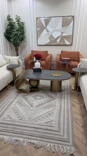 طقم طاولات ضيافة رخام صناعي