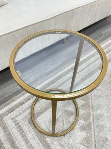 طاوله خدمه مفرد زجاج