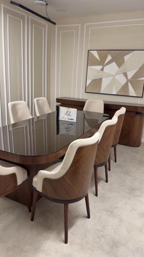 طقم طاولة طعام + مدخل بوفيه