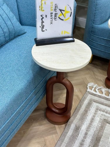 طقم طاولات ضيافة بديل الرخام