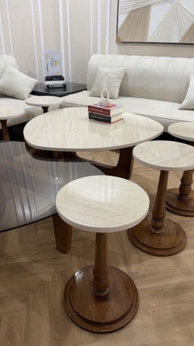 طقم طاولات ضيافة تعتيقه