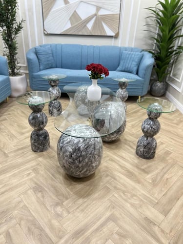 طقم طاولات ضيافة