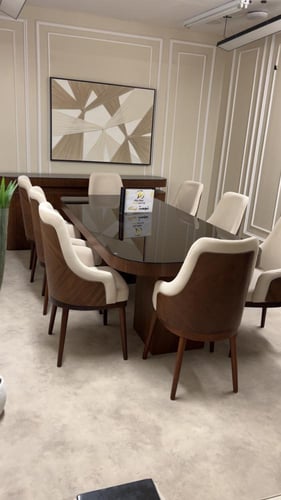 طقم طاولة طعام + مدخل بوفيه