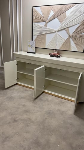 مدخل بوفيه خشب