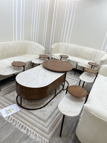 طقم طاولات مكون من 8 قطعه