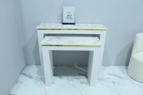 طقم مدخل حبتين ابيض