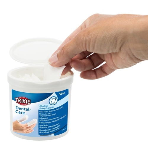 ضمادات الإصبع لتنظيف الأسنان