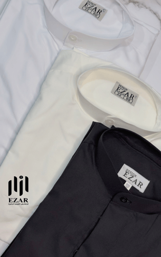 ثوب كويتي صيفي زرار واحد كلاسك ازارير مخفية ( كم ع...