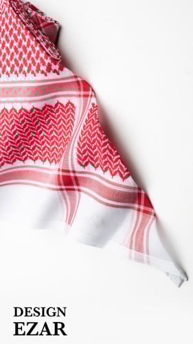 شماغ الرويس انجليزي احمر كلاسك F.1 انجليزي