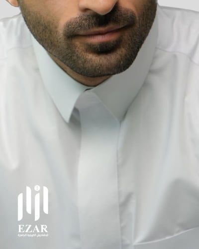 ثوب سعودي سحاب كم عادي