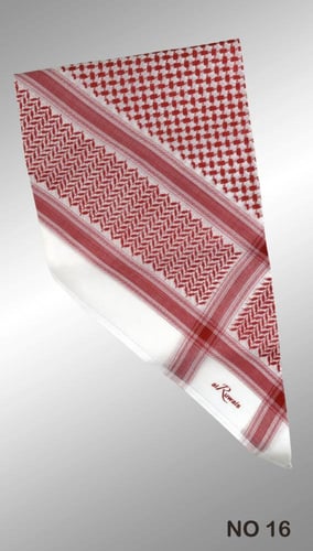 شماغ الرويس انجليزي احمر No.16