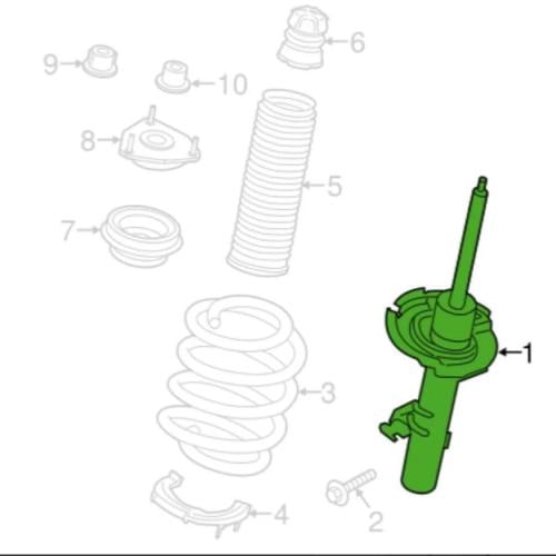 مساعد خلفي فورد تورس 2023 Ford اصلي وكالة