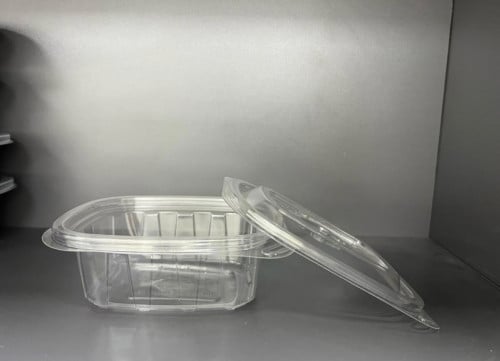 علب بلاستيك مستطيل سلطه 12 اونص ( 300 حبه )