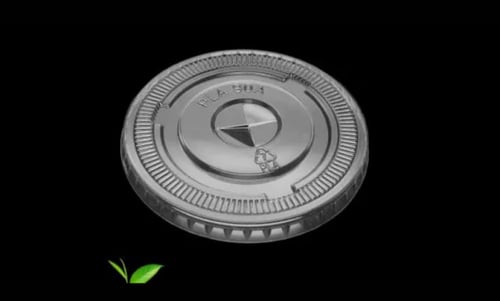 اكواب U مقاس 12 اونص غطاء (فلات)