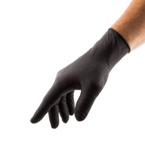 قفازات أسود فينيل جودة عالية (1000حبه)