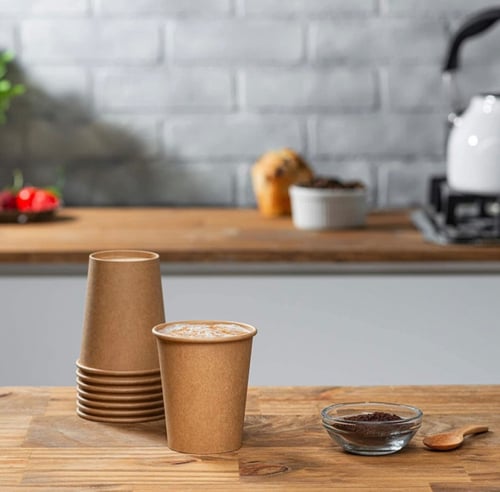 اكواب ورقية كرافت 4 اونص (1000حبه)