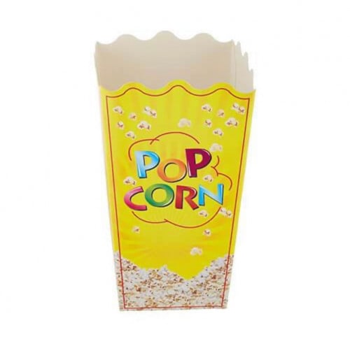 علب ورقية فشار مربع 32 اونص (1000حبه)