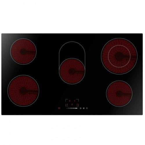 موقد سيراميك ميديا، 90 سم، 5 شعلات، مستوى طاقة 9 م...