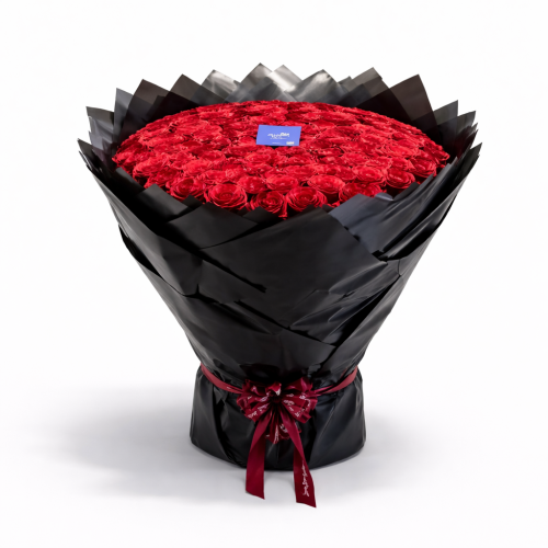 باقة جوري فاخرة 🌹- 100 وردة