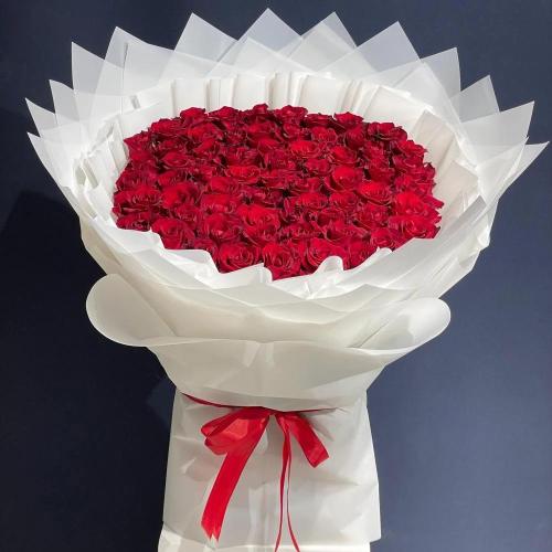 باقة 70 وردة جوري