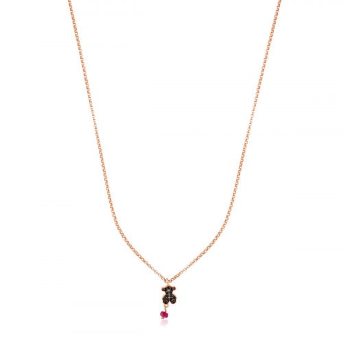 سلسال توس - قلادة Motif من فيرميل الفضة الزهرية