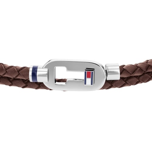 اسوارة جلدية بني من تومي هيلفيغر