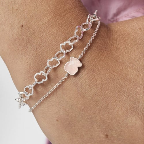 توس - سوار TOUS Color الفضي مرصع بعرق اللؤلؤ