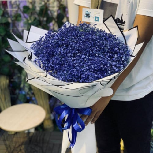 باقة جبسوفيليا ازرق