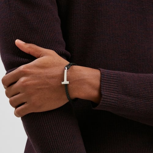 اسوارة جلدية اسود من تومي هيلفيغر