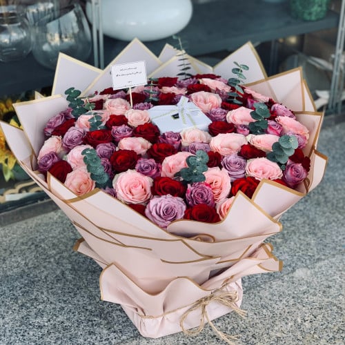 باقة ورد مع باتشي