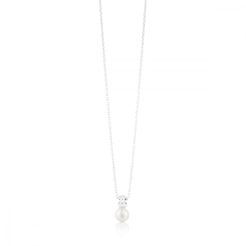 توس - قلادة TOUS Sweet Dolls الفضية المزينة باللآل...