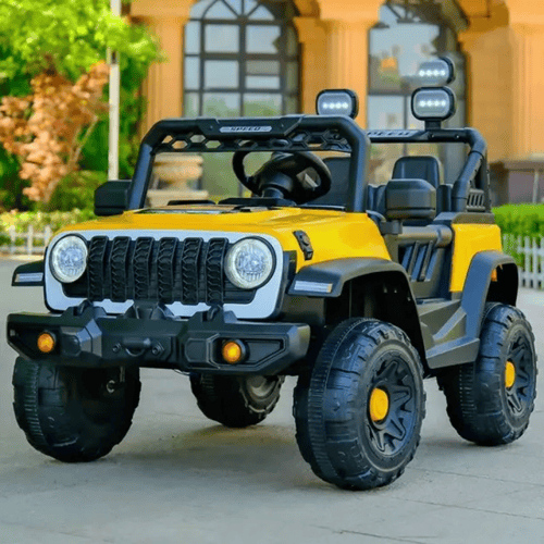 جيب أطفال الأصفر ماطورين 12 فولت