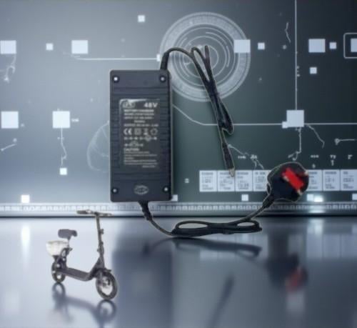 شاحن سكوتر 48 فولت سلة