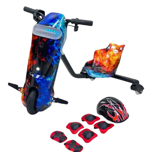 سكوتر Big Drift الكهربائي – تصميم النيران الملتهبة