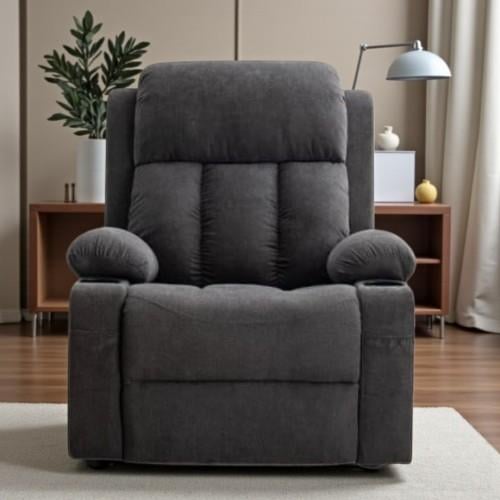 كرسي راحة مخمل ب خاصية المساج