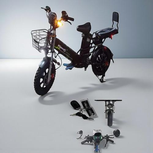 دراجة كهربائية بتصميم مبتكر وبطارية 60V