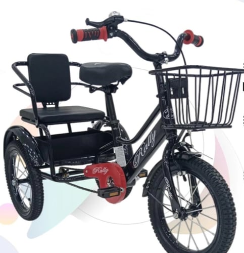 دراجة 3 كفرات كرسيين مقاس 14،16