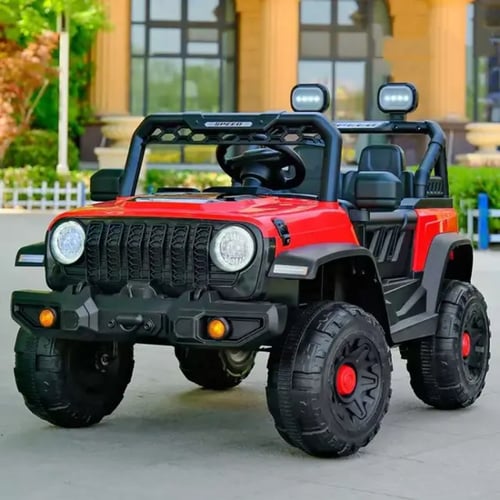 جيب أطفال الأصفر ماطورين 12 فولت