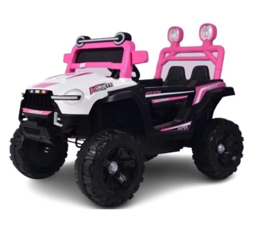 سيارة أطفال المدرعة وردي ماطورين
