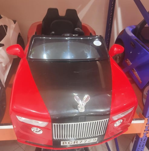 سياره أطفال روز +لوحة مجانا