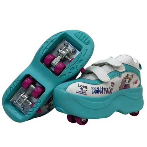 سكيت رول بعجلات مخفية للأولاد