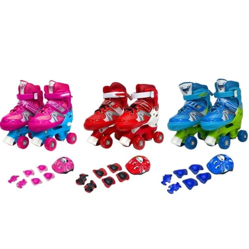 سكيت أربع كفر مع أدوات السلامة