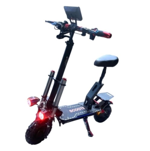 سكوتر الوحش مدرع محركين 3000 واط