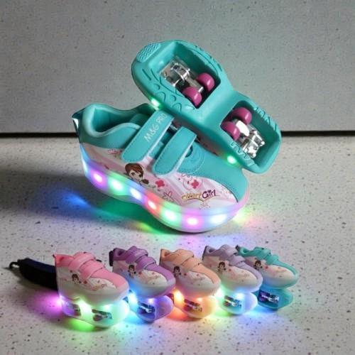 سكوتر تزلج رياضي باربع عجلات – مقاس (من 28 إلى 39)