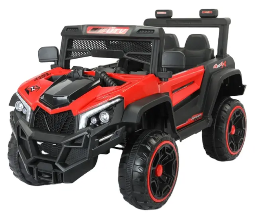 جيب أطفال حمراء ماطورين 12 فولت