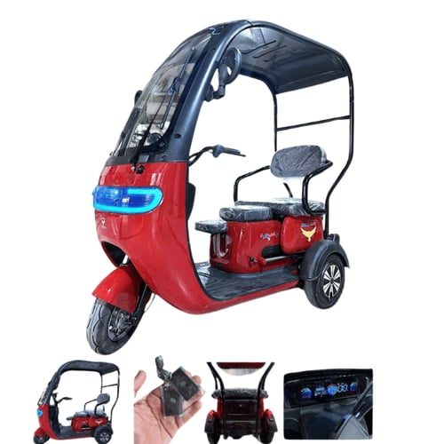 سكوتر كهربائي 3 عجلات مع قبة 60 فولت